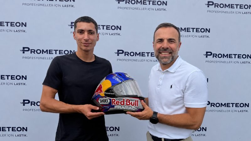 Prometeon, MotoGP’de yarışan ilk Türk sporcu olan Toprak Razgatlıoğlu’na desteğini sürdürüyor.