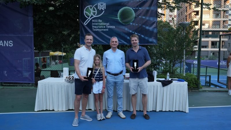Millî Reasürans’ın Düzenlediği 38. Uluslararası Sigortacılar Tenis Turnuvası’nda Ödüller Sahiplerini Buldu