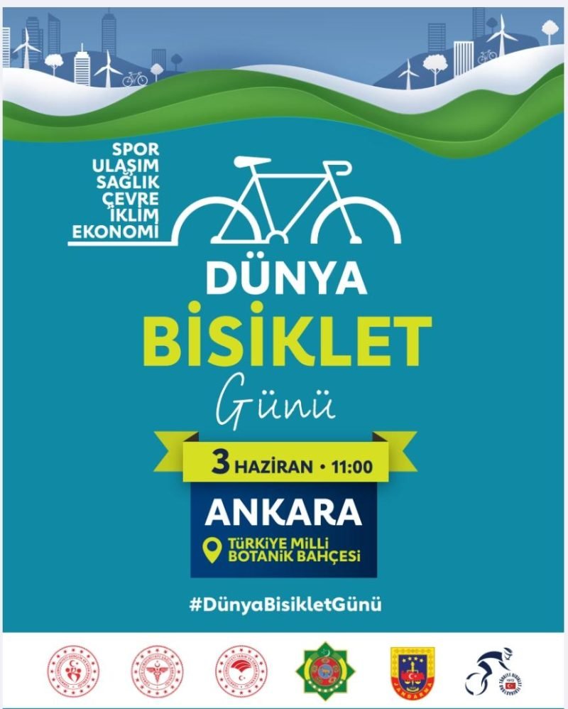 Türkiye Bisiklet Federasyonu Türkiye'yi bisiklete binmeye davet ediyor