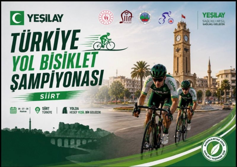 Türkiye Yol Bisikleti Şampiyonası'nda Gözler Siirt'e Çevrildi