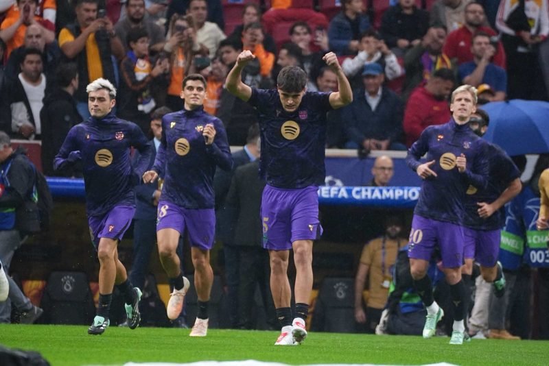 Galatasaray - Barcelona maçından kareler