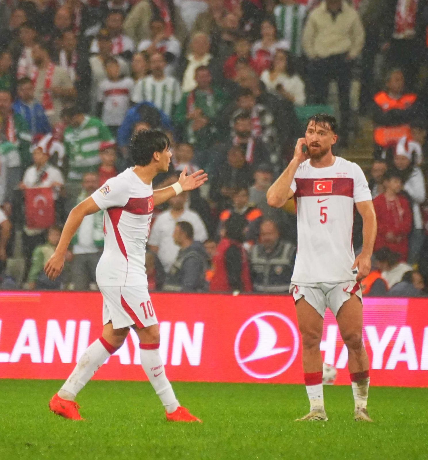 Türkiye - İtalya maçından kareler