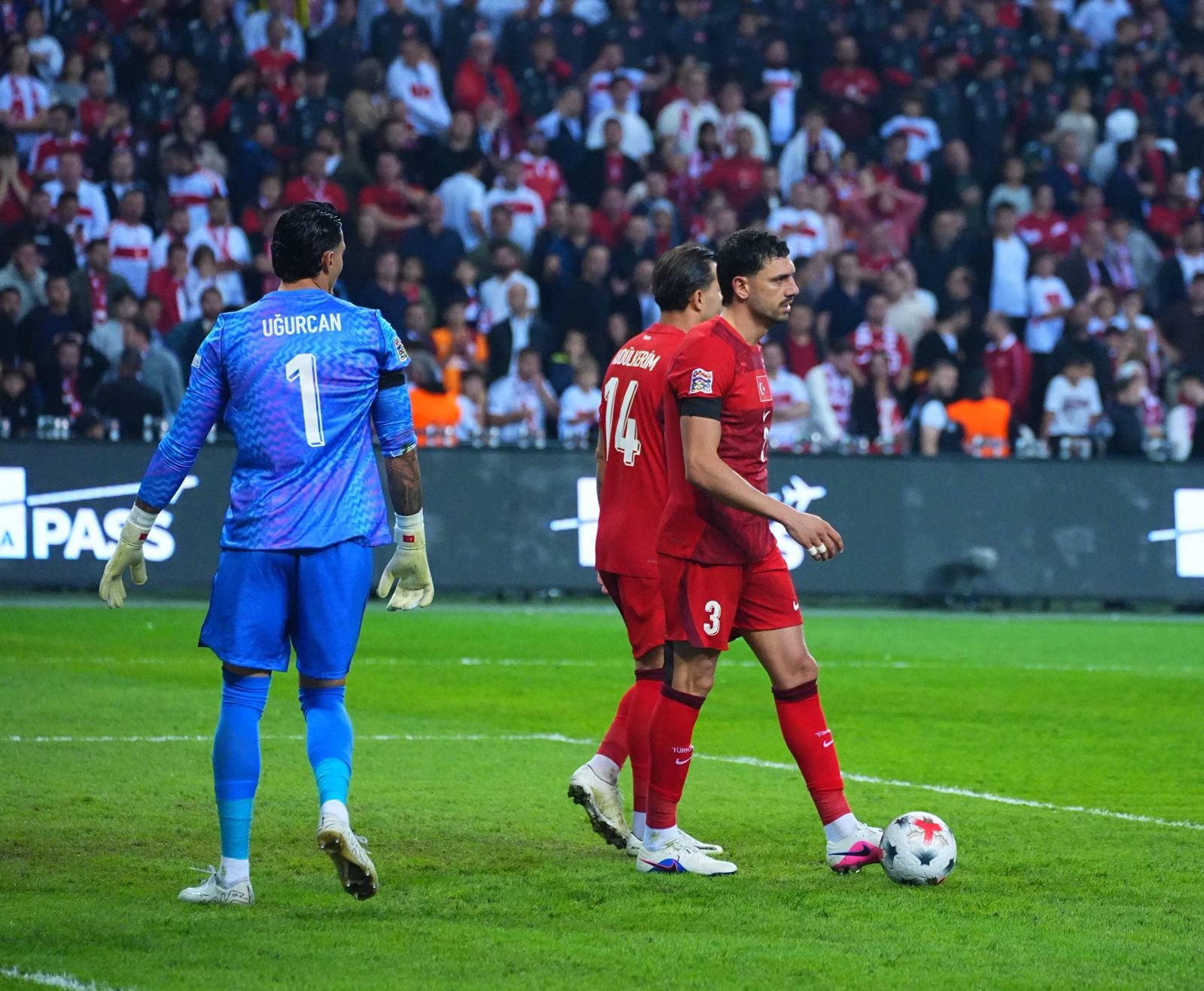 Türkiye - Fransa maçından kareler