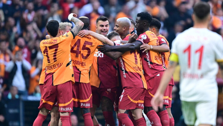 Süper Lig’de şampiyon Galatasaray