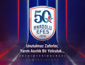 Anadolu Efes Spor Kulübü, 50. Sezonuna 50. Yıl Logosu ile Başlıyor