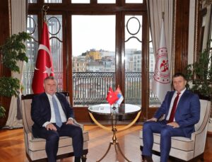 BAKAN BAK SIRBİSTANLI MEVKİDAŞI MEMİC’İ İSTANBUL’DA AĞIRLADI