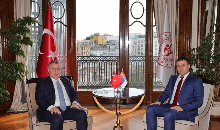 BAKAN BAK SIRBİSTANLI MEVKİDAŞI MEMİC’İ İSTANBUL’DA AĞIRLADI