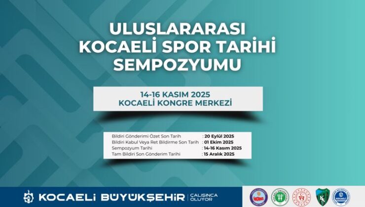 Büyükşehir, Kocaeli’nin spor tarihini kapsamlı bir şekilde ele alacak;Kocaeli’nin spor tarihi bu sempozyumda