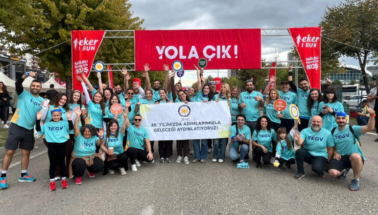 Koşucular Eker I Run’da adımlarını TEGV çocukları için attı