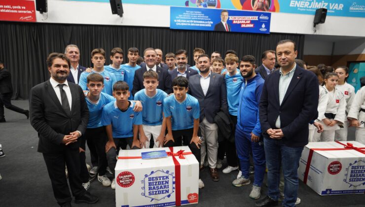 İBB’DEN AMATÖR SPOR KULÜPLERİNE 100 MİLYON LİRALIK MALZEME DESTEĞİ 