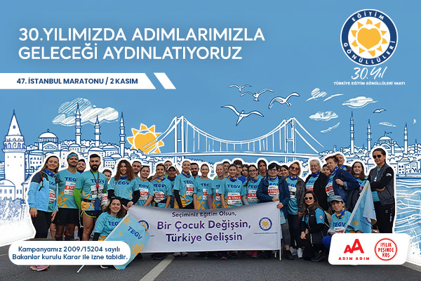 47. İstanbul Maratonu’nda TEGV koşucuları adımlarını çocuklar için atacak