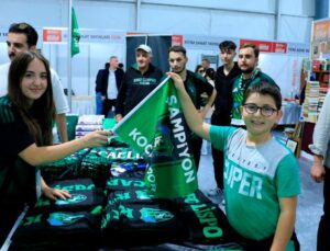 Fuarda en çok ilgi gören stant Kocaelispor’un oldu;