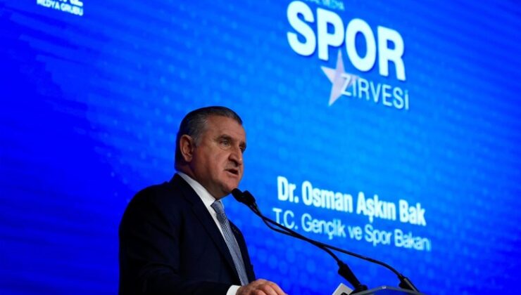 BAKAN BAK: “TÜRKİYE’DE BİR SPOR TESİSİ DEVRİMİ YAŞANMAKTADIR