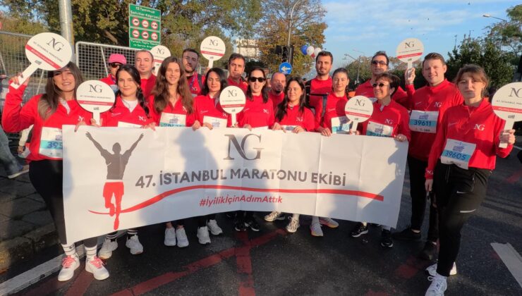 NG Grup, 47. İstanbul Maratonu’nda adımlarını yeniden iyilik için attı!