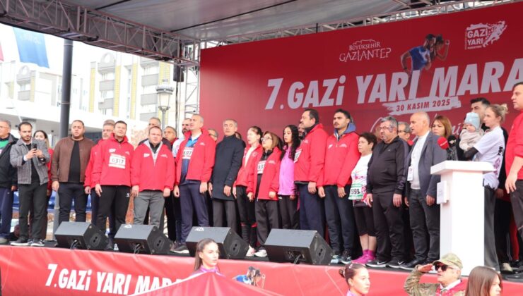 Gazi Yarı Maratonu Gaziantep’te Koşuldu