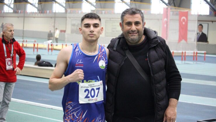 Muhammed Esad Ayna’dan U18 Türkiye Salon Rekoru