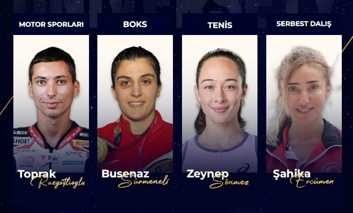 TOPRAK, BUSENAZ, ZEYNEP VE ŞAHİKA MİLLİ SPORCU KATEGORİSİNDE KARŞILAŞIYOR