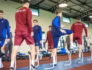 Trabzonspor, Süper Kupa mesaisinde kuvvet çalıştı