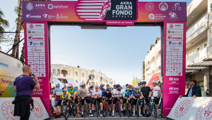 AKRA Gran Fondo Antalya’ya 15 ülkeden 578 sporcu katılacak