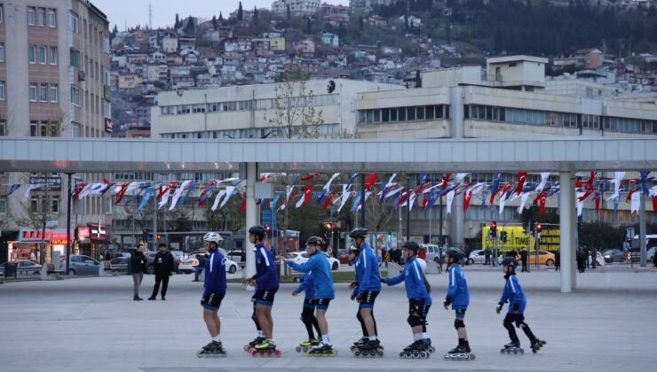 Milli İrade Meydanı sporun da merkezi oldu;