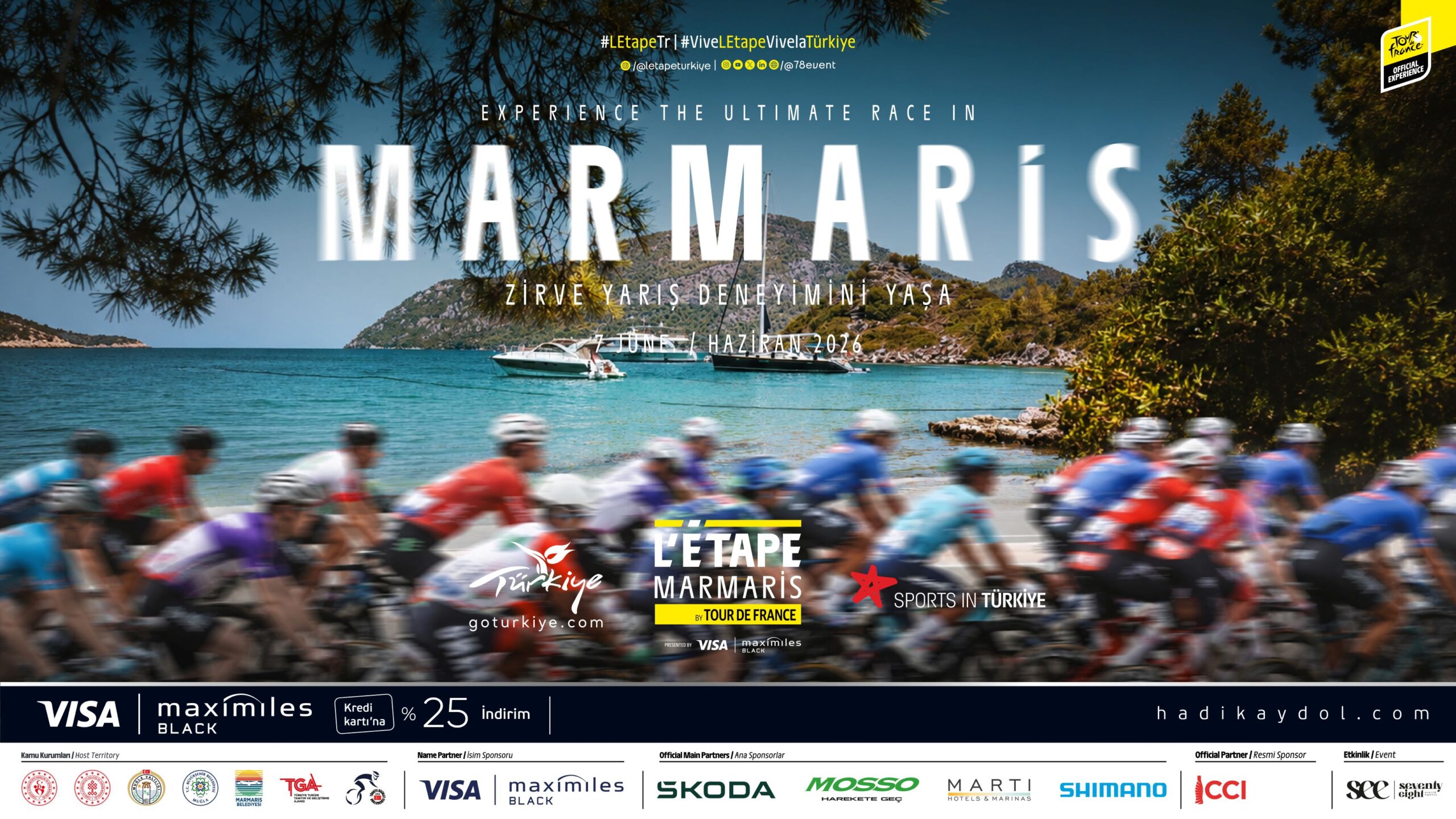 Visa Maximiles Black L’Étape Marmaris by Tour de France heyecanına geri sayım başladı