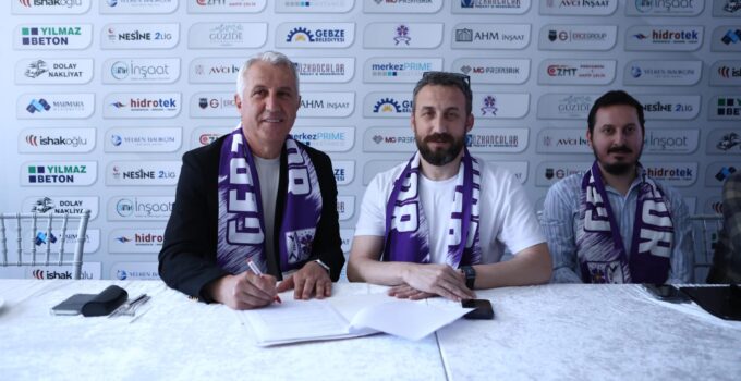 Gebzespor’un yeni teknik direktörü Besim Durmuş imzayı attı