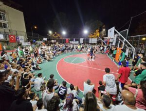 Değirmendere Sahilinde Heyecan Sırası Basketbolda