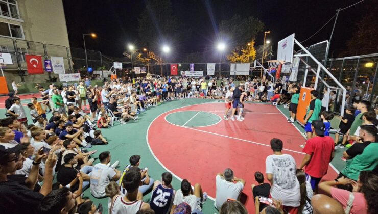 Değirmendere Sahilinde Heyecan Sırası Basketbolda